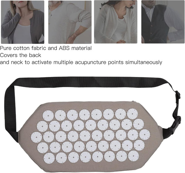 Acupressure Belt , Relax Compact Waist Acupuncture Mat Portable Convenient for Indoor