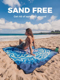 OCOOPA Microfiber Beach Towel For Swimming Pool, Camping, Picnic, Yoga Gym Sports, Fast Drying Extra Large 71" x 32" Sand Free Super Lightweight
