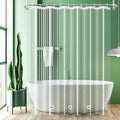 UFRIDAY Clear Shower Curtain Liner 72 x 75 inch, PEVA Bath Curtain for Home and Hotel, Extra Long Shower Curtain with 5 Magnets Bottom Clear 72"W