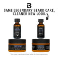 Live Bearded Beard Oil and Butter Grooming Kit - Made in the USA - All-Natural Ingredients with Shea, Argan, Jojoba - Growth Support | Executive