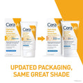 CeraVe Hydrating Mineral Sunscreen SPF 30 with Sheer Tint, Tinted Mineral Sunscreen with Zinc Oxide & Titanium Dioxide, Blends Seamlessly For
