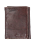 Steve Madden Men's Rfid Trifold Wallet With Id Window One Size Brown (Antique)