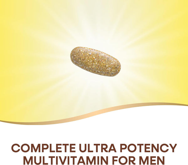 Nature'S Way Alive! Men'S Daily Ultra Multivitamin, High Potency Formula, Promotes Healthy Heart & Muscle Function*, with Methylated B12, Gluten