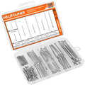 HELIFOUNER 100 Pieces 304 Stainless Steel Cotter Pin Assortment Kit