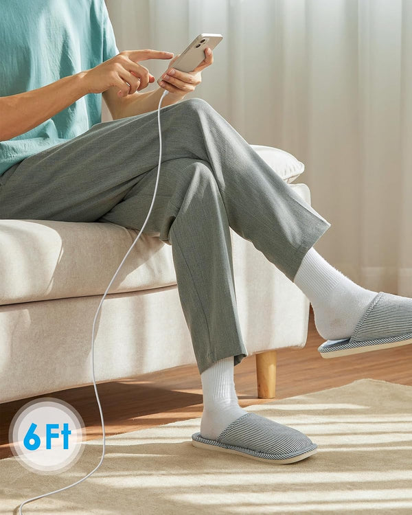 I Phone 16 15 Charger Fast Charging - 20W PD Fast Charger Block with 6Ft USB C Cable for I Phone 16/15 Series, I Pad Pro/Air/Mini, Galaxy S23,