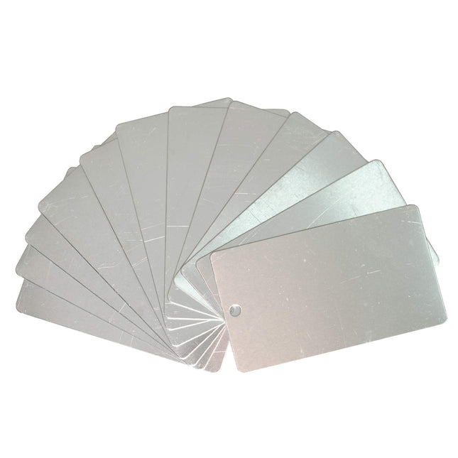 Staymax Aluminum Plant Label Tree Tags Garden Label Tag Outdoor Metal Label Stamping Blanks 25 Pack