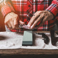 KEENBEST Actual Grit Premium Material Sharpening Stone 2 Side 400 1000 Whetstone Set Kitchen Knife Sharpener Stone Wet Stones for Sharping Knives