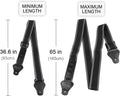 Mr.Power Guitar Strap 36.6in - 65in with 3 Pick Holders for Electric Acoustic Guitar, Nylon Strap for Your Family Friend Love Guitarists