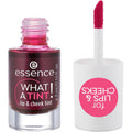 essence What a Tint! Lip & Cheek Stain (01 | Kiss from a Rose) | 2-in-1 Long-Lasting, Buildable, Non-Sticky, Transfer-Proof, Liquid Blush; Vegan &