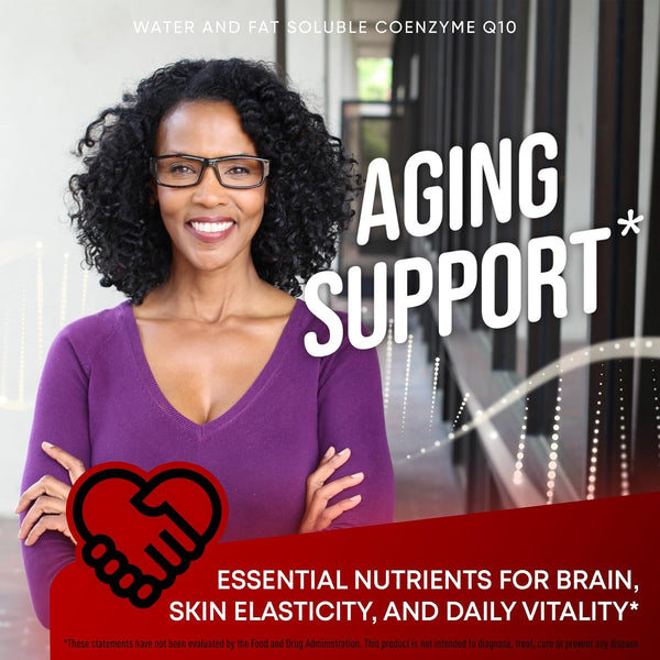 High Absorption CoQ10 200MG - Co Q10, 200mg Softgels for Heart Health & Energy Production - Enhanced Co Q 10 Supplement with Antioxidants and