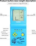 HLF 3.5-inch Large Screen Retro Brick Game Console for the 80s/90s Building Block Racing/Tank Game Built-in 23 Classic Games Nostalgic Puzzle