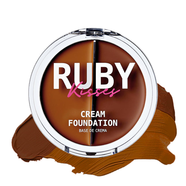 Ruby Kisses 3D Face Creator Cream Foundation & Concealer, 12 Hours Long Lasting,
