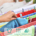 56 Pcs Colorful Clothespins, 4 Colors Spring Clips (2 Inch) Small Clothes Pin with Black Storage Bag - for Laundry, Drying Clothes, Home Use 4