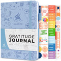Clever Fox Gratitude Journal for Women & Teen Girls, 5.8x8.3 Periwinkle | 3-month daily guided journal, inspirational prompts for positivity,