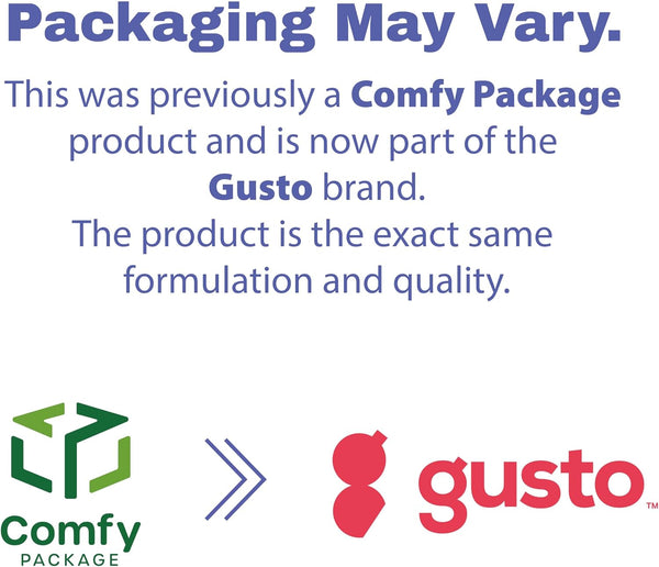 GUSTO [100 Count] Disposable Plastic Dome Lids for 10, 12, 16, & 20 Oz. Paper Hot Coffee Cup - Black (Formerly Comfy Package)