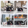 AmBealla Makeup Bag Large Waterproof Cosmetic Bags with Makeup Brush Holder, Cute Printed Makeup Organizer for Women Traveling,Portable Toiletry