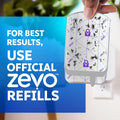 Zevo Flying Insect Trap - Plug-in Indoor Fly Trap and Bug Light Trap Refill with Blue and UV Light - No-Mess Cartridge for House Flies, Fruit Fly