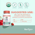 Maryruth Organics Toddler Multivitamin Gummies + Postbiotics | USDA Organic | Vitamins for Kids Ages 2+ | Immune Support | Vitamin C | Vitamin D3