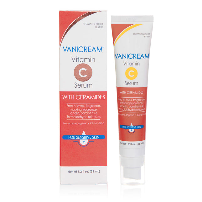 Vanicream Vitamin C Serum, 1.2 Fl Oz, Formulated without Common Irritants for Sensitive Skin, Milky and Lightweight Brig