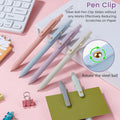 FIOVER Gel Pens, 6pcs 0.7mm Fine Point Black Ink, Quick Dry Smooth Writing Pens for Journaling, Nurse Aesthetic Cute Office School Supplies, Gifts