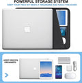Laptop Sleeve Bag 14 Inch, Shockproof Protective Computer Cover with Accessories Pocket, Portable Laptop Case Compatible for 14 Inch Macbook
