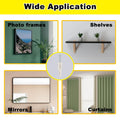 60 Pcs #8 Self Drilling Drywall Anchors,Dry Wall Anchors and Screws Kit, 30 Pcs Nylon Sheetrock Anchors and 30 Pcs #8 X 1-1/4'' Drywall Screw, No