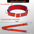Trsmima Safety Belt with Adjustable Lanyard and Updated Waist Pad - Tree Climbing Belt Harness - Safety Lanyard Fall Protection- Fall Arrest Kite