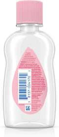 Johnson's Baby Oil, Pure Mineral Oil to Prevent Moisture Loss for Newborn, Kids, & Adults, Gentle, Soothing Baby Massage Oil, Dry Skin Relief,