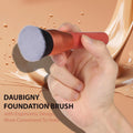Foundation Brush Daubigny 1.5" Flat Top Kabuki Brush for Liquid Makeup,Premium Makeup Brush and Pro Flat Kabuki Foundation Brush Perfect For
