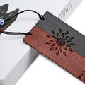 2 Pcs Wood Bookmark, Unique Bookmarks Gift for Men Women, Book Marks Accessories (Sun and Tree)