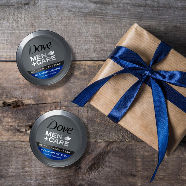 Dove Men+Care Ultra Hydra Cream, Face, Hands and Body Care, All Skin Types, 6 Pack of 2.53 Oz Each Unscented 2.53 Ounce (Pack of 6) All