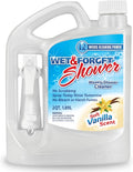 Wet & Forget Shower Cleaner Spray Multi-Surface Weekly Application Requires No Scrubbing, Bleach-Free Formula, Ready to Use, Vanilla Scent, 3