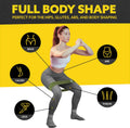 Tribe Lifting Resistance Bands for Working Out - 3 Pack Fabric Workout Bands for Women and Men - Booty Bands for Legs and Glute - Non Slip