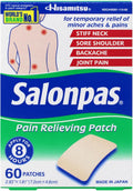 Salonpas Pain Relieving Patch, Extra Strength Topical Analgesic, 60 Ct (Pack of 2)