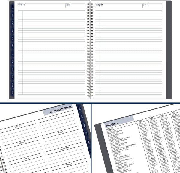 AT-A-GLANCE 2025 Planner, Monthly, 8-1/2" x 11", Large, DayMinder, Gray (GC4700725) 8-1/2" x 11" 2025 Old Edition