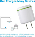 AT&T USB-C Wall Charger Fast Charging Power Adapter Foldable Prongs Travel-Friendly for Compatible with iPhone iPad Samsung Galaxy Google Pixel