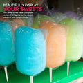 Cotton Candy Cones (100 Pack) – White Kraft Paper Sticks for Floss Sugar & Carnival Treats, Compatible with Cotton Candy Machines – Stock Your Home