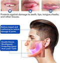 Mouth Guard Sports Youth Adult,Mouth Guard for Braces Soft,No Boiling Blue/Strapless