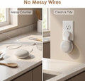 Wall Mount for Google Home Mini & Google Nest Mini, Cord Management | Hides Cords, Clears Counter Space, No-Drill Easy Installation 1 Pack