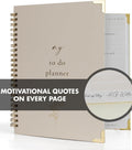 Beautiful To Do List Notebook - Aesthetic Daily Planner to Easily Organize Your Tasks And Boost Productivity - Stylish Undated ADHD Planner Gift