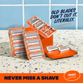 Dollar Shave Club | Travel Shave Set | 4 Swift Rinse Refill Cartridges, 1 Handle, 1 Razor Cover