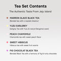 OSULLOC Premium Tea Collection (40 Count, 10 Flavors X 4 Ea), Assorted Tea Bag Sampler, Premium Organic Pure & Blended Self Care Gift Set Box from