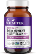 New Chapter Women'S Multivitamin 40 plus for Energy, Healthy Aging + Immune Support with 20+ Nutrients -- Every Woman'S One Daily 40+, Gentle on