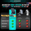 CARMOUNT F2 Adjustable Car Mount | 2.0 Magnetic Phone Mount, Dashboard Phone Holder for Car, 6X N52 Magnets, 360° Rotation & Tilt, Universal Dash