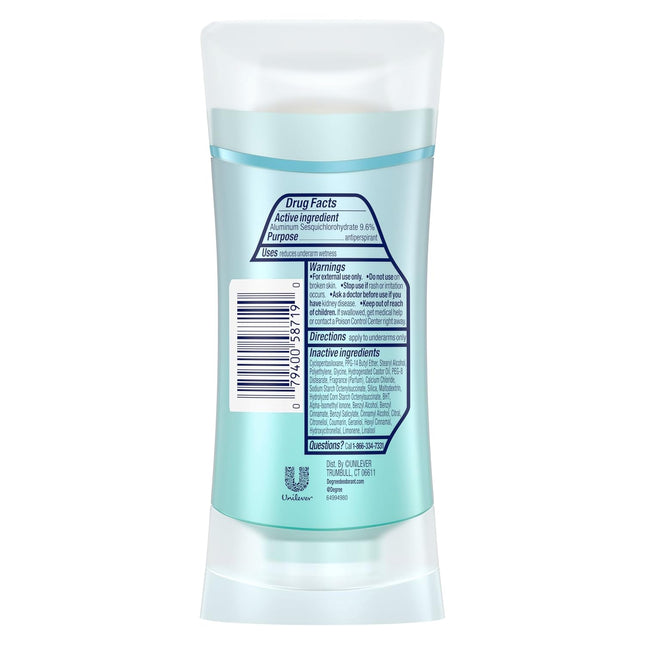 Degree Ultraclear Antiperspirant Deodorant Black+White anti White Marks and Yell