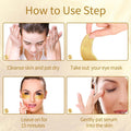 Under Eye Patches, 40 Pairs Eye Mask for Dark Circles, Puffy Eyes, Undereye Bags,Wrinkles,Eye Mask Patches with 24K Gold, Hyaluronic Acid,Rose &