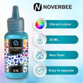 Novarbee- Fabric Paint, 12 Colors Puff Paint, 0.67 Oz, Fabric Paint For Clothes, 3d Puff Pens, Puff Paint For Crafts, Canvas, Glass, Clothing,