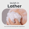 Mainbasics Bath Shower Loofah Sponge Pouf Body Scrubber Exfoliator Body Wash Sponge (Set of 3, Airy Blossom)