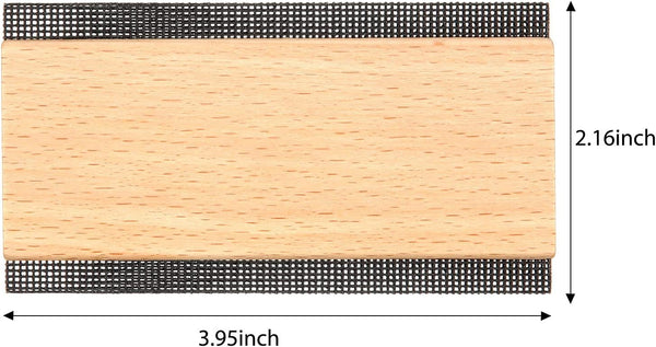 Boao 2 Pcs Wooden Sweater Comb Remove Pilling Comb with Double Edge Design to Remove Pills and Fuzz from Clothing Fabric Shaver and Pill Remover