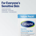 Cetaphil Gentle Cleansing Bar Soap, Sensitive & Dry Skin, 4.5oz, 6ct | Fragrance-Free, Dermatologist Recommended, Non-Comedogenic, Nourishes Dry